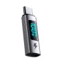 OTG адаптер Wales Series (OT-6090) - Mcdodo - Type-C към Type-C, PD 100W, дигитален дисплей - Черно