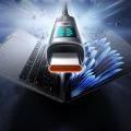 OTG адаптер Wales Series (OT-6090) - Mcdodo - Type-C към Type-C, PD 100W, дигитален дисплей - Черно
