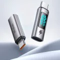 OTG адаптер Wales Series (OT-6090) - Mcdodo - Type-C към Type-C, PD 100W, дигитален дисплей - Черно