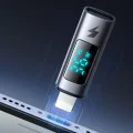 OTG адаптер Wales Series (OT-6100) - Mcdodo - Type-C към Lightning, PD 36W, дисплей, E-Mark чип - Черно