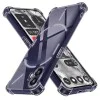 Калъф за Nothing Phone (2) - Techsuit - Удароустойчив Clear Silicone - Опушено Черен