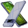 Калъф за Google Pixel 8a - Techsuit - Удароустойчив Clear Silicone - Опушено Черен