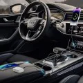 Techsuit - Премиум зарядно за кола DriveBoost (C6) - Бързо зареждане, LED светлина, USB, 2x Type-C 60W, 5V/3A, Алуминиева сплав - Сребристо