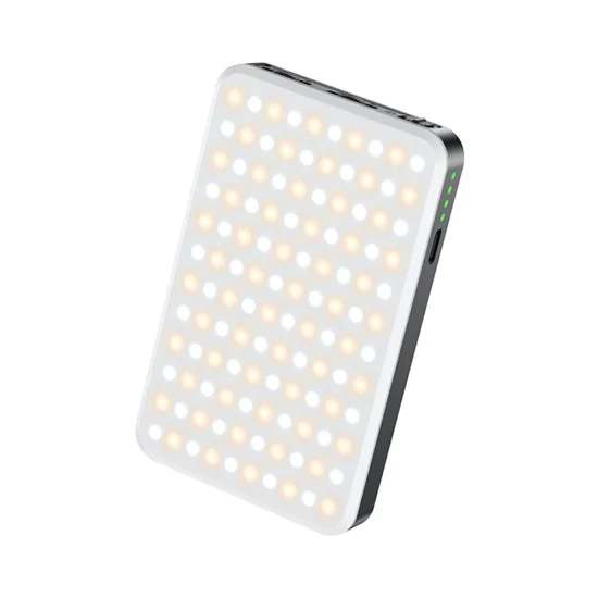 Селфи лампа – Yesido Selfie Light (DH12) – USB-C, 3000mAh, 6W, 120 LED, щипка – Черна