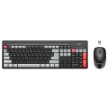 Комплект клавиатура + мишка – Yesido Wireless Keyboard and Mouse Set (KB43) – 2.4GHz, 104 клавиша, DPI 800/1000/1600 – Черен