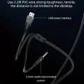 Игрови слушалки – Yesido Wired Headphones (EK03) – 3.5mm жак + USB, микрофон, LED светлини, 2m – Черни