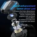 Игрови слушалки – Yesido Wired Headphones (EK03) – 3.5mm жак + USB, микрофон, LED светлини, 2m – Черни