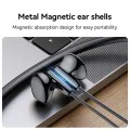 Безжични слушалки – Yesido Wireless Earbuds (YSP21) – Магнитни, огърличен дизайн, Bluetooth V5.3, 280mAh, Type-C – Черни