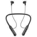 Безжични слушалки – Yesido Wireless Earbuds (YSP21) – Магнитни, огърличен дизайн, Bluetooth V5.3, 280mAh, Type-C – Черни