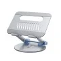 Поставка за лаптоп – Yesido Laptop Holder (LP06) – алуминий, здрава, 360°, за устройства 10–17.3" – Сребриста