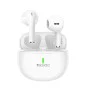 Безжични слушалки – Yesido Wireless Earbuds (TWS18) – Bluetooth V5.1, полу-в ухо дизайн, 220mAh, Type-C – Бели