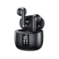Безжични слушалки – Yesido Wireless Earbuds (TWS22) – Микрофон, Bluetooth V5.3, LED дисплей, тъч контрол, полу-в ухо, 400mAh – Черни