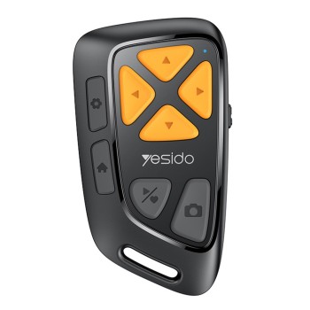 Bluetooth дистанционно – Yesido SF25 – за видеа/книги/снимки, 200mAh – Черно