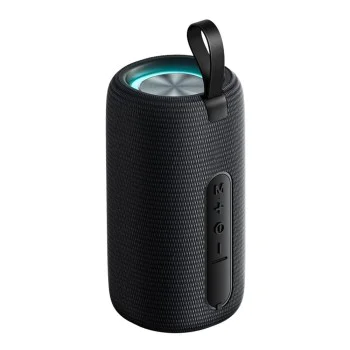 Преносим безжичен високоговорител – Mcdodo (BS-1410) – цветни светлини, Bluetooth 5.3, 1200mAh, IPX4 – Черен