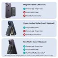 Портфейл ESR Geo Magnetic Wallet Stand - MagSafe, Vegan Leather, with 3x Card Slots, RFID Blocking Tech - Кафяв