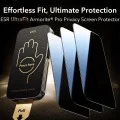 Протектор за iPhone 17 Pro Max - ESR Corning Gorilla Glass UltraFit Privacy™ (3 броя) - Черно