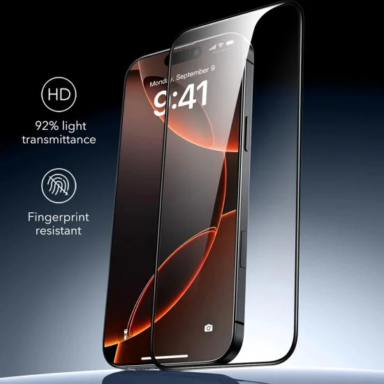 Протектор за iPhone 17 Pro Max - ESR - Armorite протектор за екран UltraFit (3 броя) - Черен