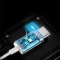 Жични слушалки – Mcdodo (HP-7500) – контрол на звука, Type-C, DAC чип, Hi-Res, 1.2m – Бели