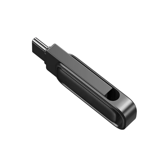 Techsuit - Memory Stick THSM34 (THSM34764) - Флаш памет с два интерфейса USB 3.2, Type-C, 64GB, 25M/s, 100M/s - Потъмняла