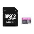 Techsuit - Карта памет THCM27 (THCM27256) - с адаптер, MicroSDHC, Клас 10, 256GB - Лилава