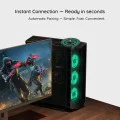 Techsuit - Bluetooth адаптер BlueJet (A20) - за компютър, Bluetooth 5.4, Plug&Play, EDR&BLE - черен