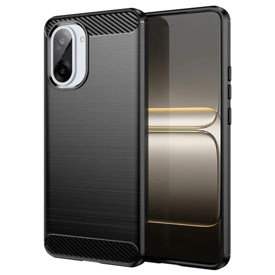 Калъф за OnePlus Nord CE5 - Carbon Silicone - Черен