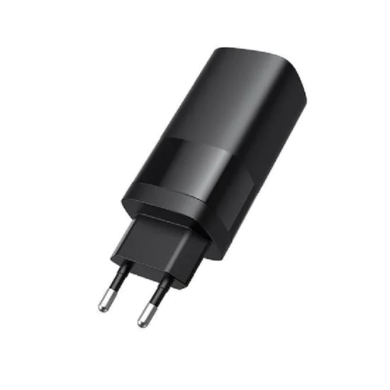 Havit - Зарядно за стена (UC10) - 2x Type-C, USB, PD65W, Бързо зареждане - Черно