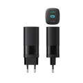 Havit - Зарядно за стена (UC10) - 2x Type-C, USB, PD65W, Бързо зареждане - Черно