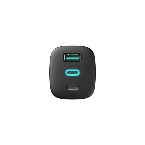 Havit - Зарядно за стена (UC10) - 2x Type-C, USB, PD65W, Бързо зареждане - Черно