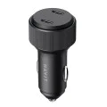 Havit - Зарядно за кола (CC2014) - 2x Type-C, PD30W, 3A, PC, Алуминиева сплав - Черно