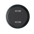 Havit - Зарядно за кола (CC2014) - 2x Type-C, PD30W, 3A, PC, Алуминиева сплав - Черно