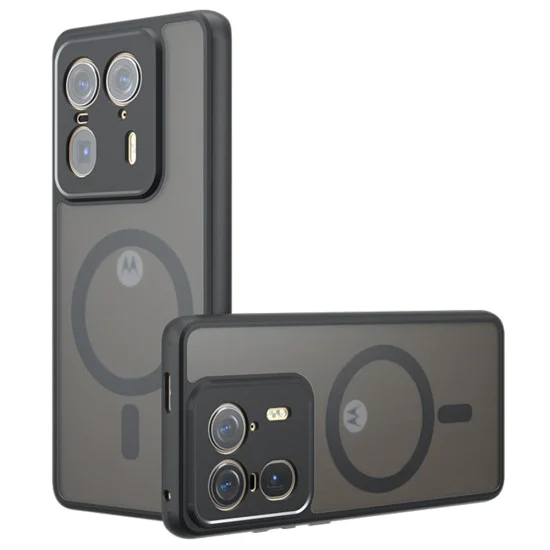 Калъф за Motorola Edge 50 Ultra - PureFrost MagSafe - Черен