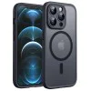 Калъф за iPhone 12 Pro Max - PureFrost MagSafe - Черен