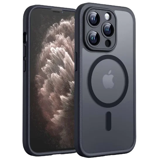 Калъф за iPhone 11 Pro - PureFrost MagSafe - Черен