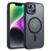 Калъф за iPhone 14 - PureFrost MagSafe - Черен