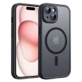 Калъф за iPhone 15 - PureFrost MagSafe - Черен