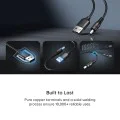 Techsuit - (11 броя) Кабел-адаптер ChargeNest (AC21) - USB към 7x DC Barrel, жак адаптер, Type-C, Mini-USB, Micro-USB - Черен