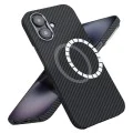 Калъф за iPhone 16 - Aramid Fiber MagSafe - Черен