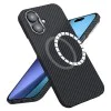 Калъф за iPhone 17 - Techsuit - Aramid Fiber MagSafe - Черен