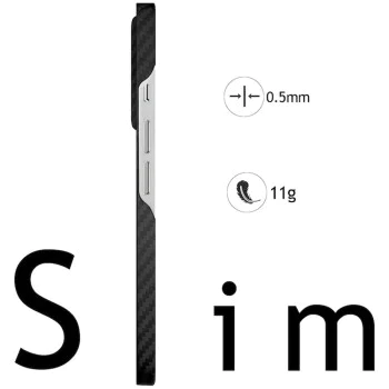 Калъф Камера за Google Pixel 9 / 9 Pro - Aramid Fiber MagSafe - Черен