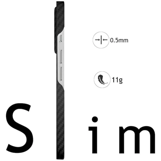 Калъф за Google Pixel 9 Pro XL - Aramid Fiber MagSafe - Черен