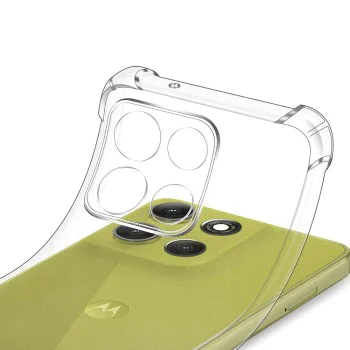 Технически костюм - Удароустойчив прозрачен силикон - Realme P3 5G - Прозрачен