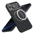 Калъф за iPhone 17 Pro Max - Techsuit - Aramid Fiber MagSafe - Черен