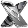 Калъф за Google Pixel 10 Pro XL - Удароустойчив Прозрачен Силиконов MagSafe - Прозрачен