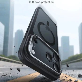 Калъф за iPhone 17 Pro - ESR - Classic Hybrid HaloLock Kickstand - Frosted Черен