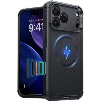 Калъф за iPhone 17 Pro Max - ESR - Cyber ​​Halolock - Черен