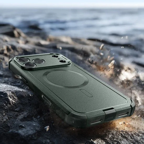 Калъф за iPhone 17 Pro Max - ESR - Cyber ​​Halolock - Зелен