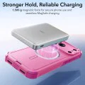 Калъф за iPhone 17 Pro Max - ESR - Cyber ​​Halolock - Розов