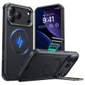 Калъф за iPhone 17 Pro Max - ESR - Cyber ​​Armor Kickstand - Черен