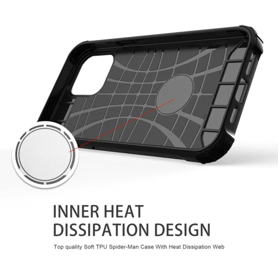 Калъф за iPhone 17 Pro - Hybrid Armor - Черен